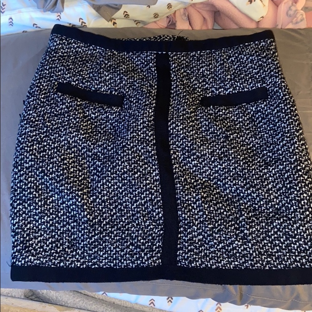 H&M Black and White Skirt
